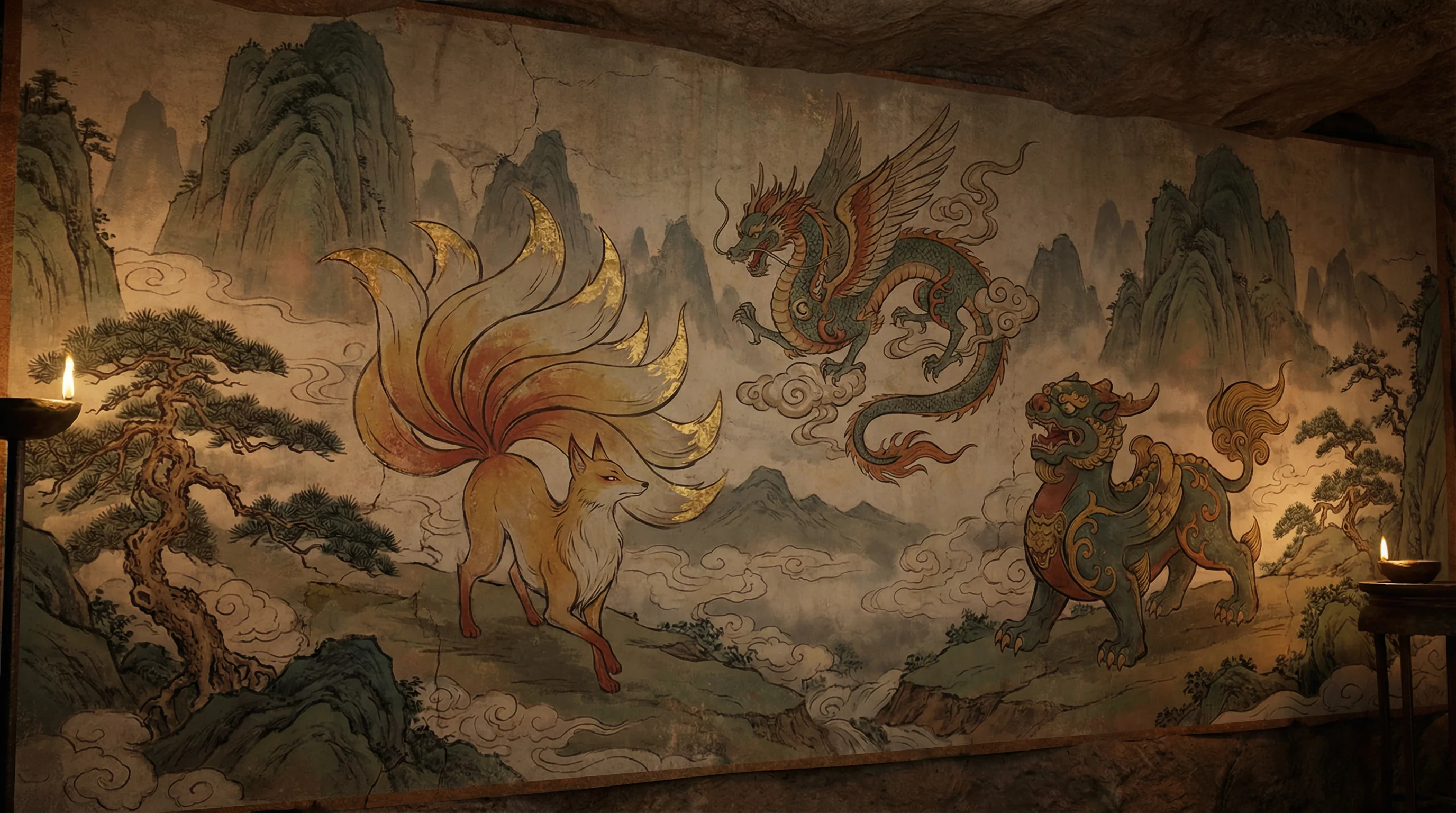 山海经 - 打扑克又疼又叫哔哩哔哩 上古神兽动漫